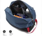 Travel Toiletry Bag 8L, Large Packing Cube with Waterproof TPU Wet/Dry Compartment (03 Blue Abyss) - Image 4