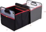 Car Trunk Organizer, Collapsible Auto Trunk Organizer Storage, Portable Grocery Cargo Container with Two Large Compartments for SUV, Vehicle, Truck, Home and Office - Image 4
