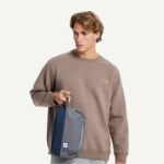 Travel Toiletry Bag 8L, Large Packing Cube with Waterproof TPU Wet/Dry Compartment (05 Ash Gray) - Image 3