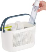 AVLA 4 Pack Portable Shower Caddy Basket, Plastic Storage Baskets with Handles, Drainage Toiletry Organizer Bin, Dorm Shower Tote Bag for Bathroom, Kitchen, Closet, Bedroom, College, Gym, Camp - Image 5