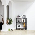 750 lbs 3 Tier Shelf Metal Storage Shelves Wire Rack Closet Organizers for Garage Kitchen Bathroom Laundry Black 11.8" D x 25.6" W x 31.5" H - Image 3