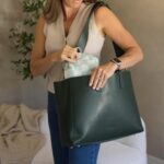 Tiny Twinkle Waterproof Travel Toiletry & Makeup Bag Organizer | Large Capacity Cosmetic Case with Compartments & Handle, A Thoughtful Travel Companion for Women（Sage Checkers - Image 4