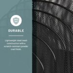 Safco Onyx Desk Organizer, 8 Tiered Vertical Compartments, Office and Classroom Mailbox , Paper and Mail Sorter, Steel Mesh, Black - Image 6