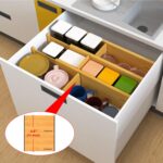 ANTOWIN Bamboo Drawer Dividers Organizers 16pcs, Expandable Drawer Separators Splitter, 17-22 inches Long Adjustable Spring-loaded Organizer for Large Utensil, Clothes, Tools Drawers (8+8) - Image 4