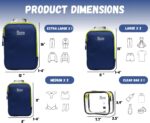 SUITEDNOMAD Ultralight Compression Packing Cubes Set, Suitcase and Backpack Travel Organizer Bags - Image 4