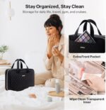 Everfun Hanging Travel Toiletry Bag for Women Traveling With Leakproof Compartment Makeup Cosmetic Organizer Dopp Kit Travel Accessories Essentials Must Have - Image 5