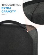 BAGSMART Compression Packing Cubes for Travel, 6 Set Packing Cubes for Carry on Suitcases, Compression Travel Cubes & Suitcase Organizer for Packing with Shoe Bag Black - Image 7