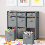 9 Cube Closet Organizers, Includes All Storage Cube Bins, Easy To Assemble Storage Unit With Drawers | Room Organizer For Clothes, Baby Closet Bedroom, Playroom, Dorm (Light Grey) - Image 3