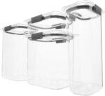 Rubbermaid Brilliance Pantry Food Storage Container Set, BPA-Free, Airtight & Leak-Proof, Clear, 8-Piece, Dishwasher Safe - Image 3