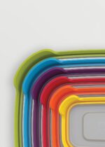 Joseph Joseph Nest Lock Plastic BPA Free Food Storage Container Set with Lockable Airtight Leakproof Lids, 12-Piece, Multi-Color - Image 5