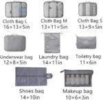 Luggage Packing Organizers Packing Cubes Set for Travel - Image 3