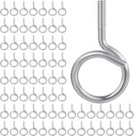 200 Pcs 1/4"-20 Machine Threaded Bridle Rings 1-1/4" Diameter Heavy Duty Bridle Wiring Rings Cable Hangers for Low Voltage Cable Pipe Management - Image 2