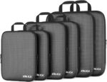6 Set Compression Packing Cubes for Travel, Suitcases and Carry On, Luggage Organizer Bags for Travel Accessories - Image 2
