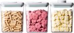 Airtight Food Storage Containers,1.3Qt 3Pcs Pop Food Containers with Lids, Stackable One Button Opening Kitchen Pantry Organizers and Storage, BPA-Free Food Containers Set for Snacks Candy Spices - Image 2