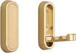 Brushed Gold Foldable Towel Hooks for Bathroom 2 Pack,Wall Hooks for Hanging Heavy Duty Coat Robe Purse Foldable Hooks Storage Solution for Bathroom,Closet,Entryway,Pool and Kitchen (2, Brushed Gold) - Image 2