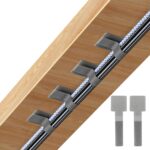 Cable Management Under Desk Cord Organizer, Cable Organizers for Cords, Hook and Loop Cable Ties, Adhesive Wire Straps, Reusable Cord Holder for Electronics & PC, Home & Office Essentials (40) - Image 2