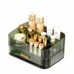 MIUOPUR Makeup Organizer with Stackable Drawers, Bathroom Vanity Organizers and Storage, Ideal for Desk and Dresser Countertops, Great for Cosmetics, skincare, Lipsticks, Nail Care -Green - Image 2
