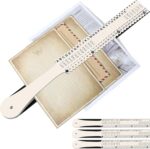 PerKoop 1 Set Plastic All-Purpose Document Sorter Alphabetical File Organizer Compact Upright Space Saving Paper Organizer for File Office,Beige,2.52 x 23.5 Inches - Image 2