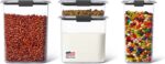 Rubbermaid Brilliance Pantry Food Storage Container Set, BPA-Free, Airtight & Leak-Proof, Clear, 8-Piece, Dishwasher Safe - Image 2