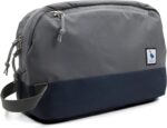 Travel Toiletry Bag 8L, Large Packing Cube with Waterproof TPU Wet/Dry Compartment (05 Ash Gray) - Image 2
