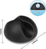 Cord Holder Cable Clips, 12PCS Black Adhesive Cord Organizer Charger Holder Wire Management Keeper for Nightstand, Desk, Office or Mouse - Image 3