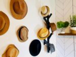 PREMIUM RACKS Coat Rack & Hat Rack - Modern Design - Wall Mounted - Stylish - (Black) - Image 4