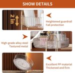 YCIA&DONE 360 Rotating Makeup Organizer and Storage for Vanity Bathroom Countertop, High Capacity Cosmetic Skincare Perfume Organizers for Dresser Lazy Susan (Clear White,2 Tiers) - Image 4