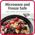 GoodCook 4-Cup Meal Prep Bowls Set with Lids and Dressing Cup, Microwavable Food Storage Containers for Meal Prepping, Set of 10, Black - Image 4