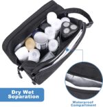 Hygiene Bag Tactical Inspired Mens Toiletry Shower Shave Kit Grooming Bag for Travel YKK Zippers Water-resistant Fabric Military Molle - Image 4