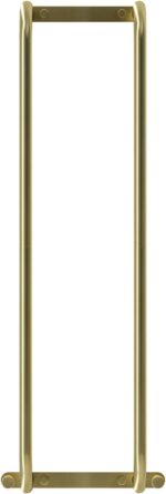 Danpoo Towel Racks for Bathroom Wall Mounted, Towel Storage Organizer, Stainless Steel Bath Towels Holder for Rolled Towels, with 2 Hooks, Brushed Gold - Image 3