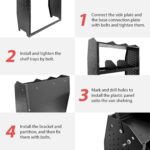 Cargo Van Shelving Steel Low/Mid/High Roof Storage System Fit for Ford Transit, Promaster, Chevy Express/GMC Savana, NV, Sprinter and Metris, Steel Cargo Van Shelves 32" W x 46" H x 13" D - Image 5