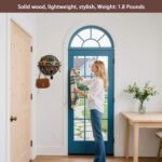 Key Holder Wall Mount with Shelf and Hooks, 11.8 Inch Entryway Gold Key Rack Hanger, Rustic Key Holder for Wall Decor - Image 3