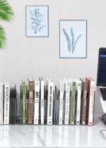 2 Sets File Organizer for Desk,File Sorter Organizer,File Folder Holder/Rack/Stand,Desktop Record/Clipboard Holder,8 Sections Storage,Anti-Scratch/Rusty,Metal Stable Holder,Black - Image 4