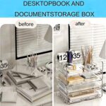 Large Capacity Desk Organizer, 4 Tier Paper Organizer, File Organizer for Desk, Stackable Paper Tray for Office, Home and School - Image 3