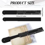 PerKoop Plastic All Purpose Document Sorter Alphabetical File Organizer Compact Upright Space Saving Paper Organizer for File Office, Black, 2.52 x 23.5 inches(1 Set) - Image 4