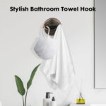 Oil Rubbed Bronze Towel Hooks Antique, 2 Pack Coat Robe Hook Heavy Duty Bathroom Double Hook Wall Mounted, Hand Towel Hooks for Kitchen - Image 4