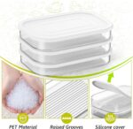 Refrigerator organizers and storage,deli Meat Container for Fridge,Stackable Food Storage Boxes with Lid for Cold Cuts,Bacon Lunch Meat Container for Refrigerator,3PCS,BPA Free - Image 3