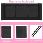 Trunk Organizer for Car, 95L Large Capacity Trunk Storage with Non-Slip Bottom Strips, Cargo Organizer for Suv, Truck, Sedan, Waterproof Portable Car Organizers for Women Men(Pink) - Image 4