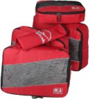 5 Set Packing Cubes for Travel Large Suitcase Luggage Organizer Bags Travel Accessories Vacation 4 Cubes 1 Laundry Pouch Bag - Image 3