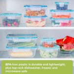 Snapware Total Solutions (10-Pack, Mixed Sizes) Plastic Food Storage Containers Set, Airtight & Leakproof Locking BPA-Free Lids Tupperware, Freezer Dishwasher Microwave Safe - Image 7