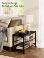 3-Tier Shoe Rack Bench - Entryway Organizer with Shoe Storage, Sturdy Shoe Shelf for Front Door, Small Space Saving Furniture, Black, 27.2" x 12.0" x 15.9" - Image 5