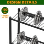 5-Tier Narrow Storage Shelves, 500LBS Total Capacity Metal Wire Rack with Leveling Feet, Rust-Resistant Organizer for Small Space, Kitchen, Bathroom, Garage, Pantry, Laundry Room, Black - Image 6