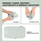 4 Piece Compression Packing Cubes for Suitcases and Backpack, Lightweight Travel Organizers (Light Green) - Image 3