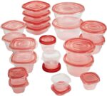 Rubbermaid TakeAlongs Assorted Food Storage Containers, Tint Chili, 40-Piece Set - Image 3