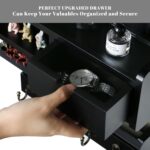 Key Holder for Wall, Elegant Wall-Mounted Mail Organizer with Storage Drawers, Black - Image 4