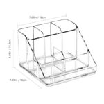Ettori APLOP Makeup Organizer Tray, 6-Compartment Vanity Makeup Organizer for Jewelry, Hair Accessories, Bathroom Counter or Dresser - Image 3