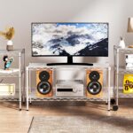 2-Tier Heavy Duty Shelving Unit,36" Wx18 Dx19.5H,Wire Shelf Rack with Lockable Wheels,Height Adjustable Metal Storage Shelves Organizer for Living Room,Garage,Kitchen,Office,Laundry,Pantry - Image 3