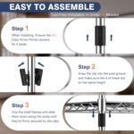 2-Tier Heavy Duty Shelving Unit,36" Wx18 Dx19.5H,Wire Shelf Rack with Lockable Wheels,Height Adjustable Metal Storage Shelves Organizer for Living Room,Garage,Kitchen,Office,Laundry,Pantry - Image 9