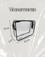 TSA Approved Clear Toiletry Bag 2-Pack, Quart Size Travel Cosmetic & Makeup Bags, Carry-On Airport Compliant - Image 5