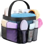 Attmu Mesh Shower Caddy Portable for College Dorm Room Essentials with 8 Pockets, Hanging Caddy Dorm Basket, Quick Dry Shower Bag for Bathroom - Image 2